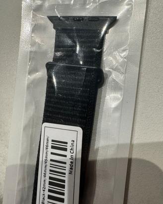 Cinturino Nero compatibile con Apple Watch