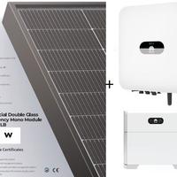 kit fotovoltaico HUAWEI moduli BIFACCIALI 6kw +BAT