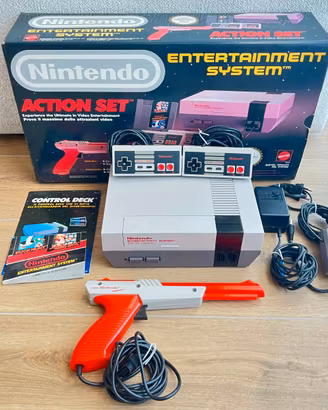 Console NES NINTENDO ACTION SET MATTEL Completo
