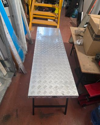 rampa e banco sollevamento/lavorazione moto 165x50