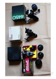 Canne da pesca, mulinelli, attrezzature.