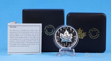 Canada 2024 - 20$ - MAPLE LEAF Ultra High Relief