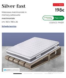 materasso matrimoniale