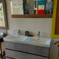 Arredobagno expo soho s35 doppio lavabo rovere