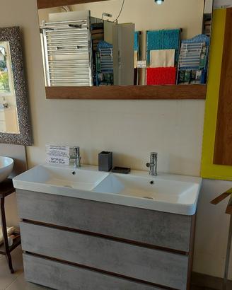 Arredobagno expo soho s35 doppio lavabo rovere