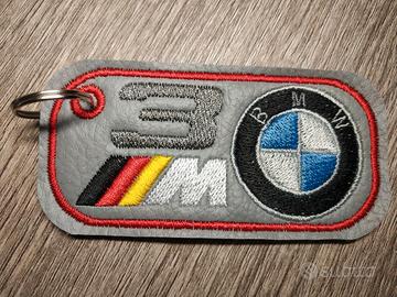 Portachiavi per BMW ricamato personalizzabile 
