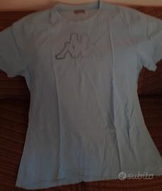 T-Shirt KAPPA celeste turchese mis. XL Usata