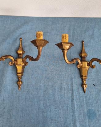 APPLIQUE OTTONE BRONZATO INGRESSO STILE ITALIANO