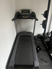 Tapis roulant da palestra con chiusura pedana