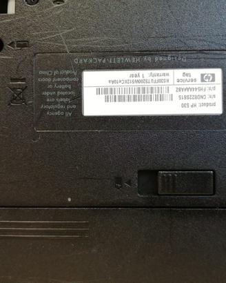 Hp 530 - 120 hdd - 3g ram - *problemi monitor*