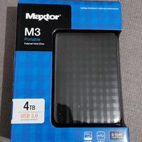 HD hard disk esterno 2,5 maxtor m3 4TB 4000GB