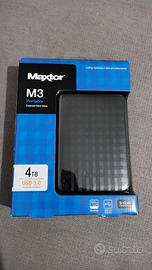 HD hard disk esterno 2,5 maxtor m3 4TB 4000GB