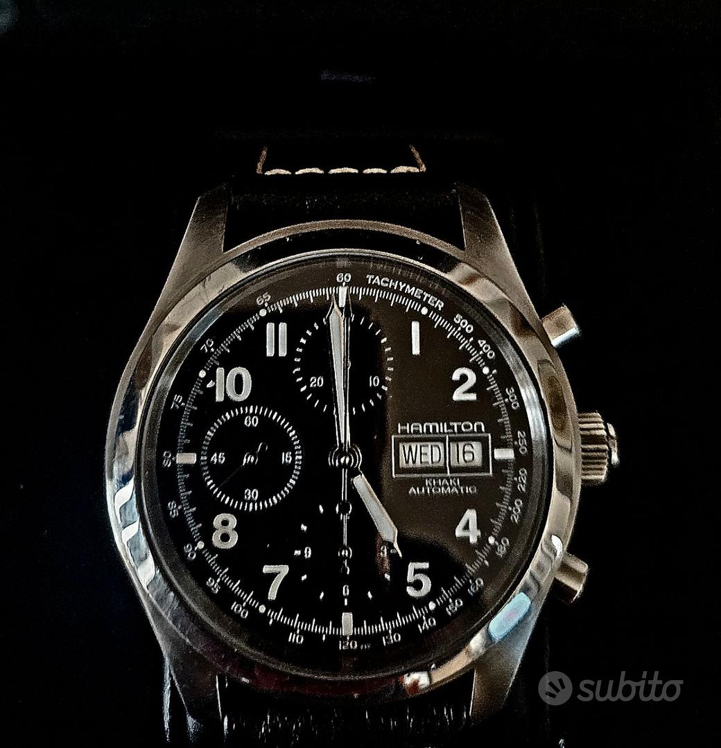 Hamilton Khaki Field Automatic Chrono H715560 Abbigliamento e Accessori In vendita a Sassari