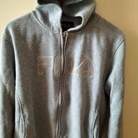 Fila felpa felpata da donna zip con cappuccio 