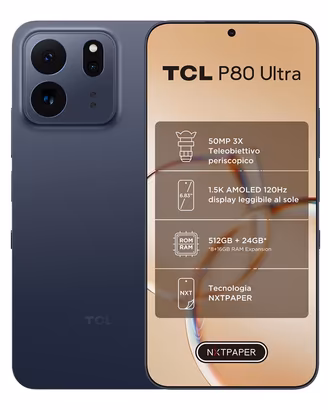 TCL P80 Ultra NXTPAPER 8/256GB Blu NUOVO SIGILLATO