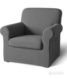 Copripoltrona elastico grigio 