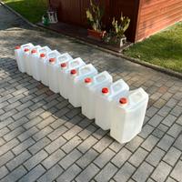 10 Taniche plastica 20, 25 e 30 litri