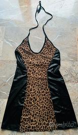 Mini Sottoveste stretch tg S animalier come nuova