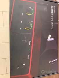 scheda audio scarlett solo studio pack