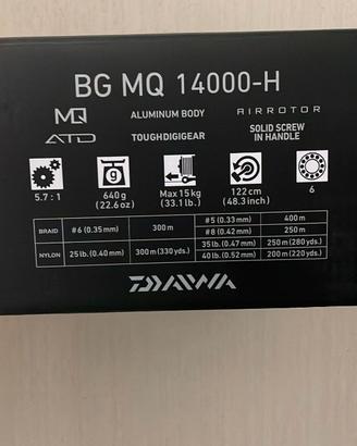 Daiwa bg mq 14000 mulinello