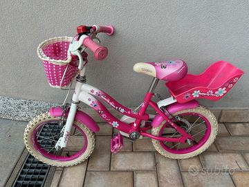 Bici bambina ruote 14 adatta 4-6 anni rosa