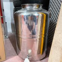 Fusto contenitore 50lt INOX OLIO