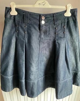 Gonna jeans blu Tg 46 OLTRE