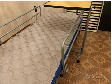 Letto Elettrico(90x190)+sponde+2materassi antidecu