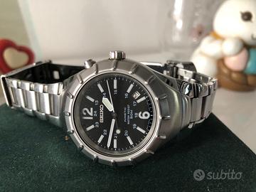 Raro orologio Seiko Kinetic del 1998 completo