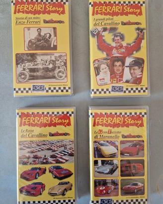 Lotto VHS Ferrari Story (4 Video) NUOVO SIGILLATO