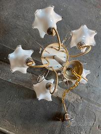 Lotto di 3 Lampadari anni ‘50 perfetti