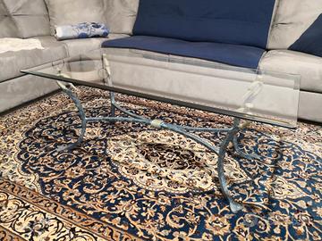 Tavolino soggiorno in ferro battuto 