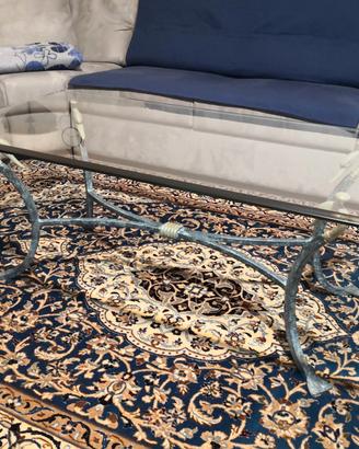 Tavolino soggiorno in ferro battuto 