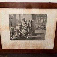 Stampa raffigurante scena di vita Roma antica