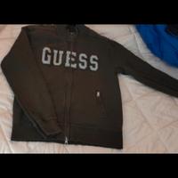 Felpa Guess uomo con zip, Tg M