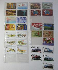 schede telefoniche straniere da collezione 23+5
