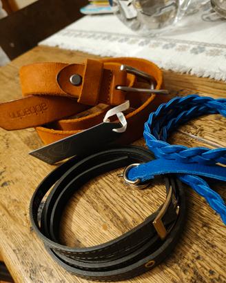 tre cinte un pelle nuove