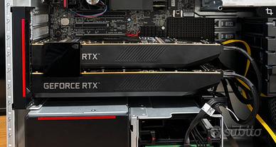 2x NVIDIA RTX 3090 24GB Turbo Blower + NVLink