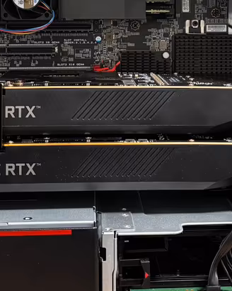 2x NVIDIA RTX 3090 24GB Turbo Blower + NVLink
