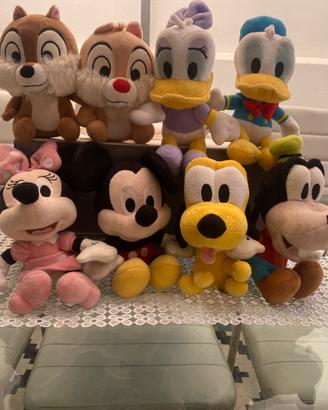 Collezione completa di 8 peluches  Disney-topolino