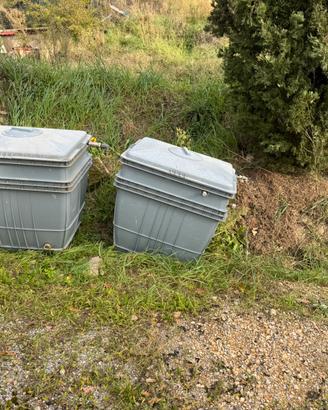 2 cisterne serbatoio Tankine 300 litri cad