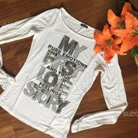 Maglia Motivi maniche lunghe tg S