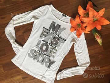 Maglia Motivi maniche lunghe tg S