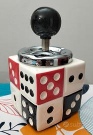 Dado portacenere  ceramica 
