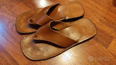 Infradito Ka-do  pelle marrone 44