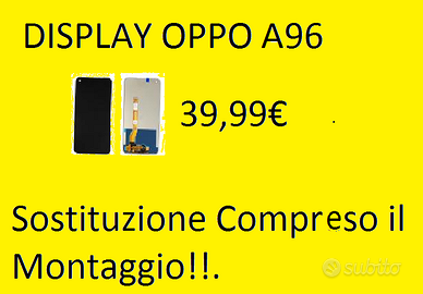 Display Oppo A96 sostituzione