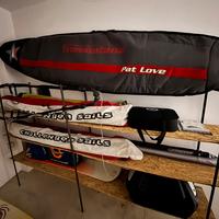 Tavola Windsurf + vele + alberi + boma