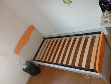 struttura letto singolo per 2 bambini