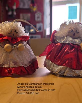 Angioletti Natalizi Artigianali su Campana