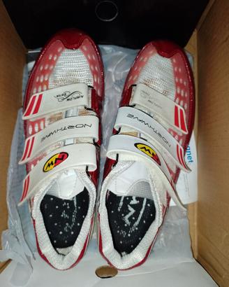 Scarpe ciclismo su strada numero 39 